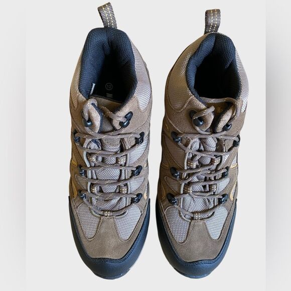 NEW Northside Snohomish Men's Mid Waterproof Hiking Boots Size 12 Tan Dark Honey - Picture 6 of 15